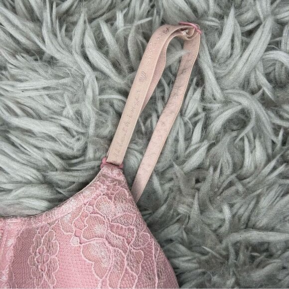 Victoria’s Secret Sexy Little Things pink lace push up bra size 34B - Picture 4 of 7